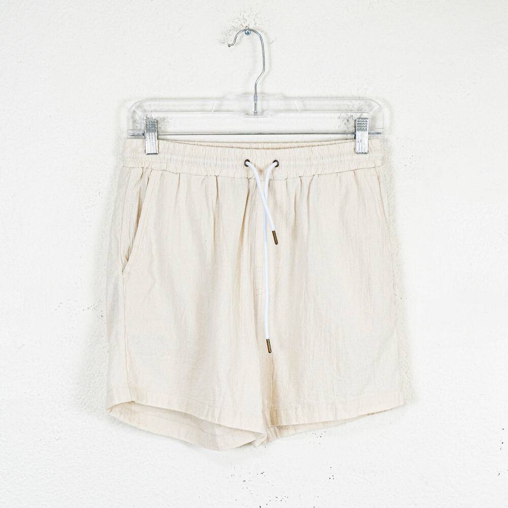 Dandy Del Mar Cotton Gauge Short Scallop Beige size Small
